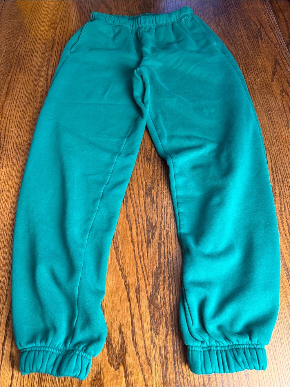DSG Classic Fleece Jogger Sweatpants Teal Green Women’s M